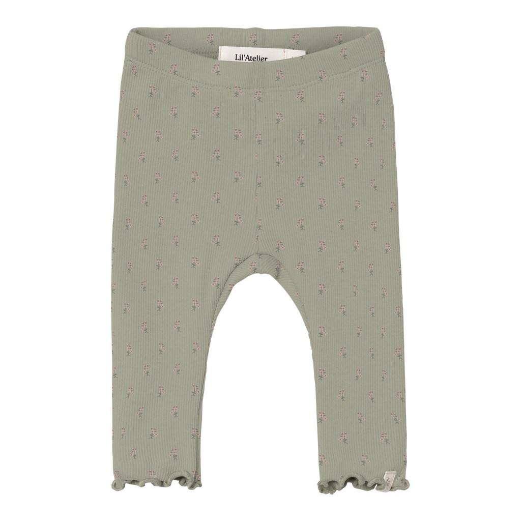 Leggings Gago Fia Moss Gray fra Lil Atelier