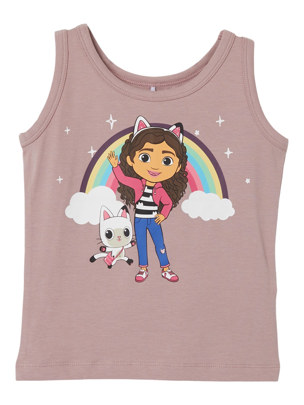 Gabby Cat Tanktop Ordina Deauville Mauve fra Name It