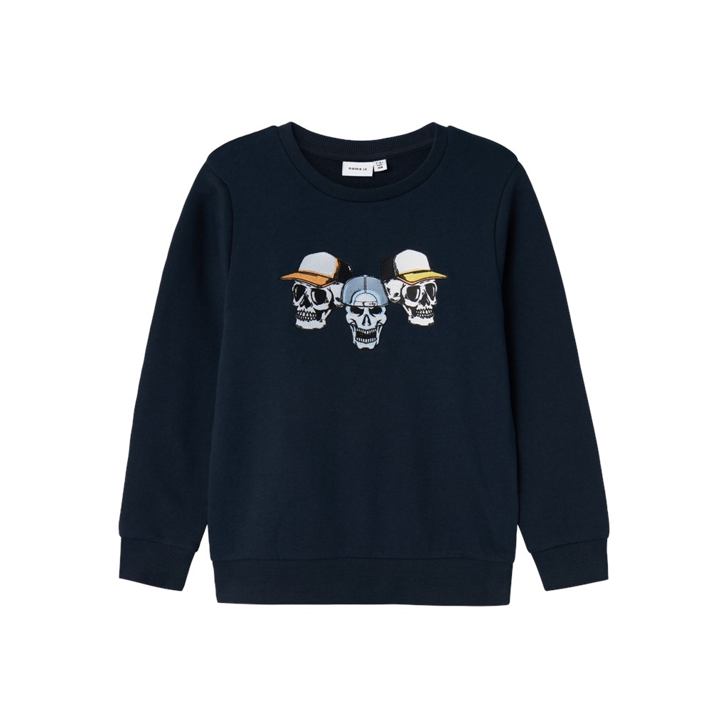 Sweatshirt Dejesper Dark Sapphire fra Name It