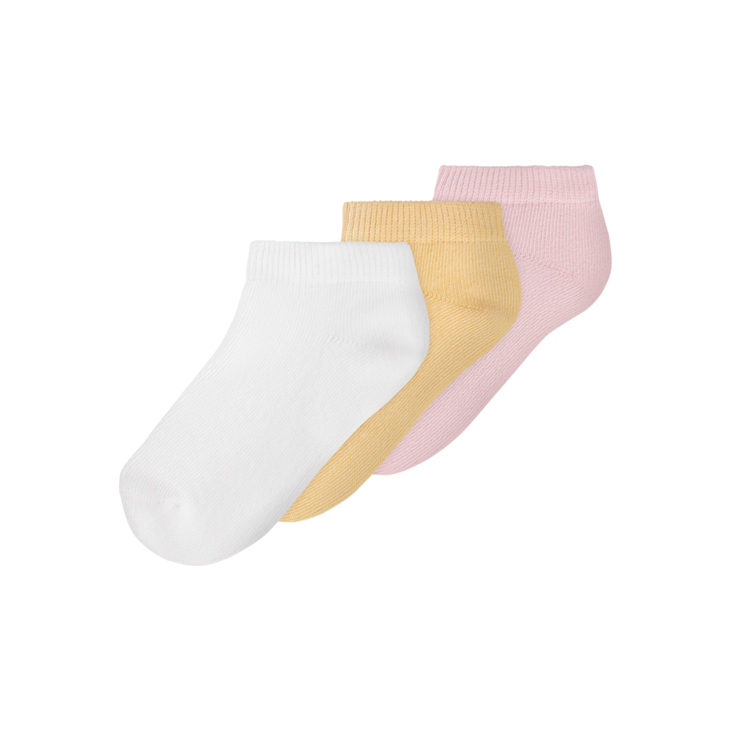 3 Pak Ankelsokker Vilma Bright White fra Name It