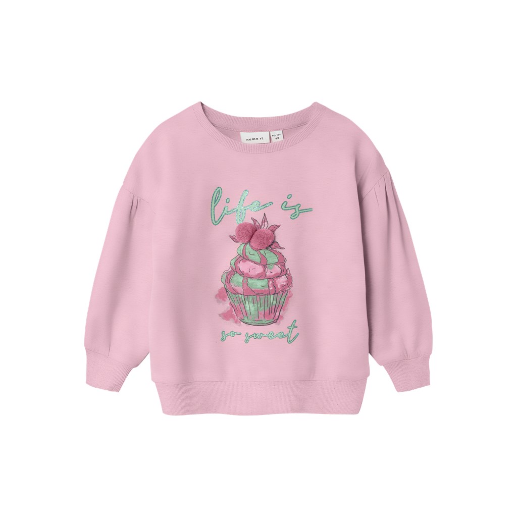Sweatshirt Dinah Parfait Pink fra Name It