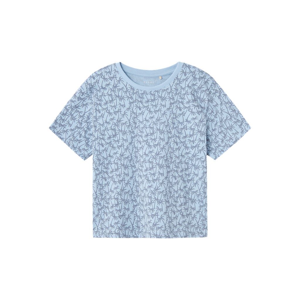 Løs T Shirt Valther Chambray Blue fra Name It