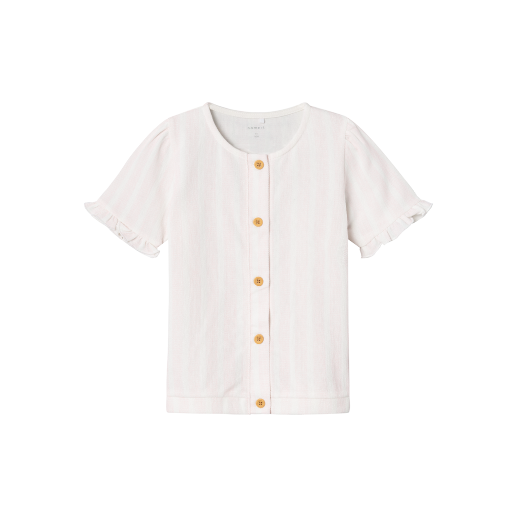 Kortærmet Bluse Frederikke Parfait Pink fra Name It