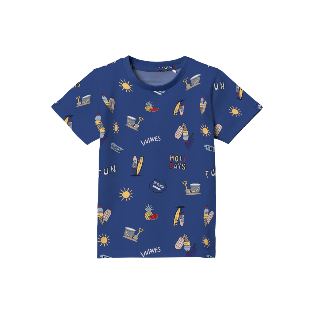T Shirt Flyne Clematis Blue fra Name It