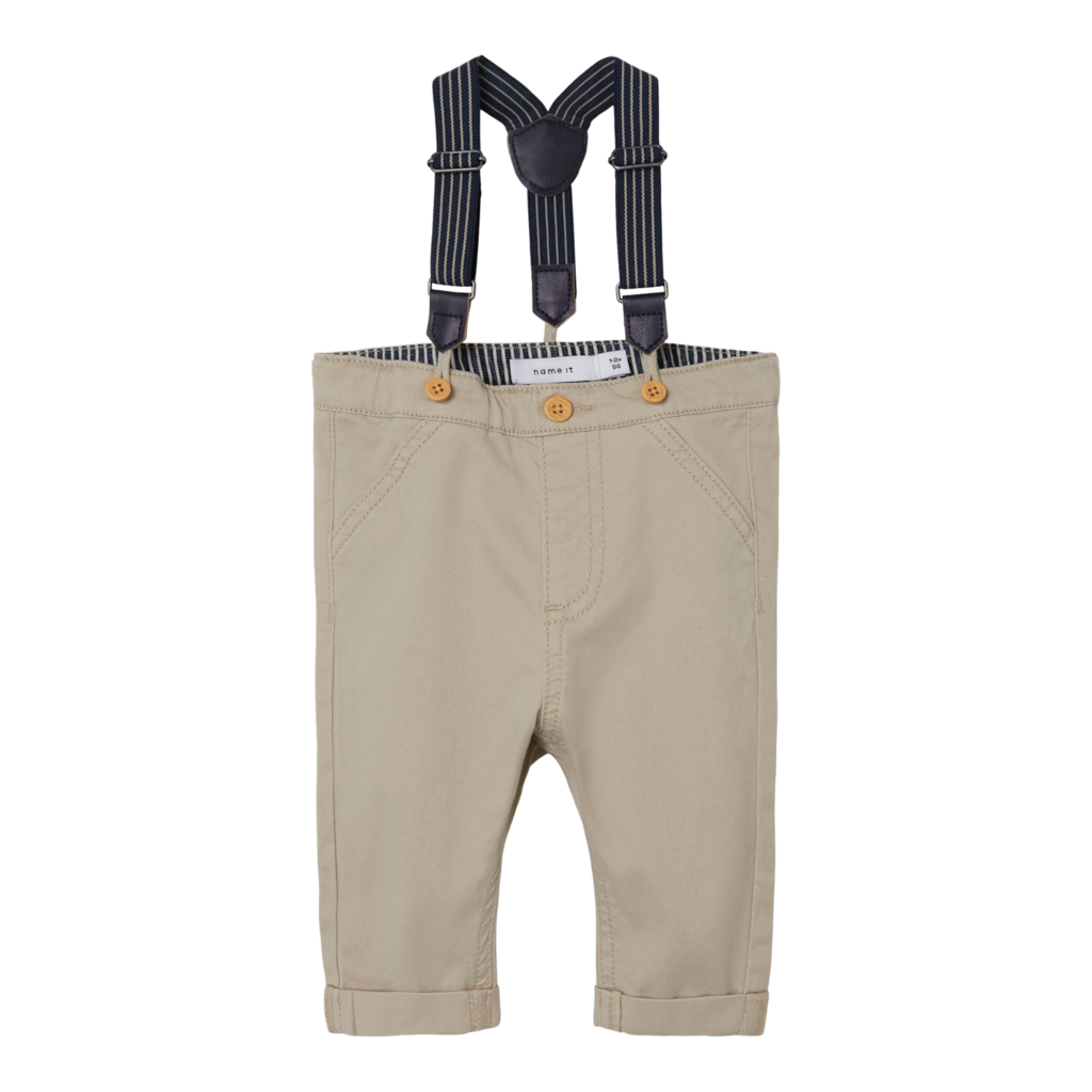 Slim Chino Twill Bukser Ryan Pure Cashmere fra Name It