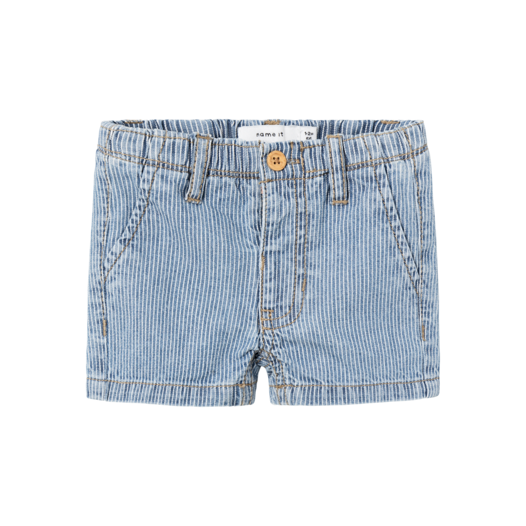 Baby Denim Shorts Ryan Light Blue fra Name It