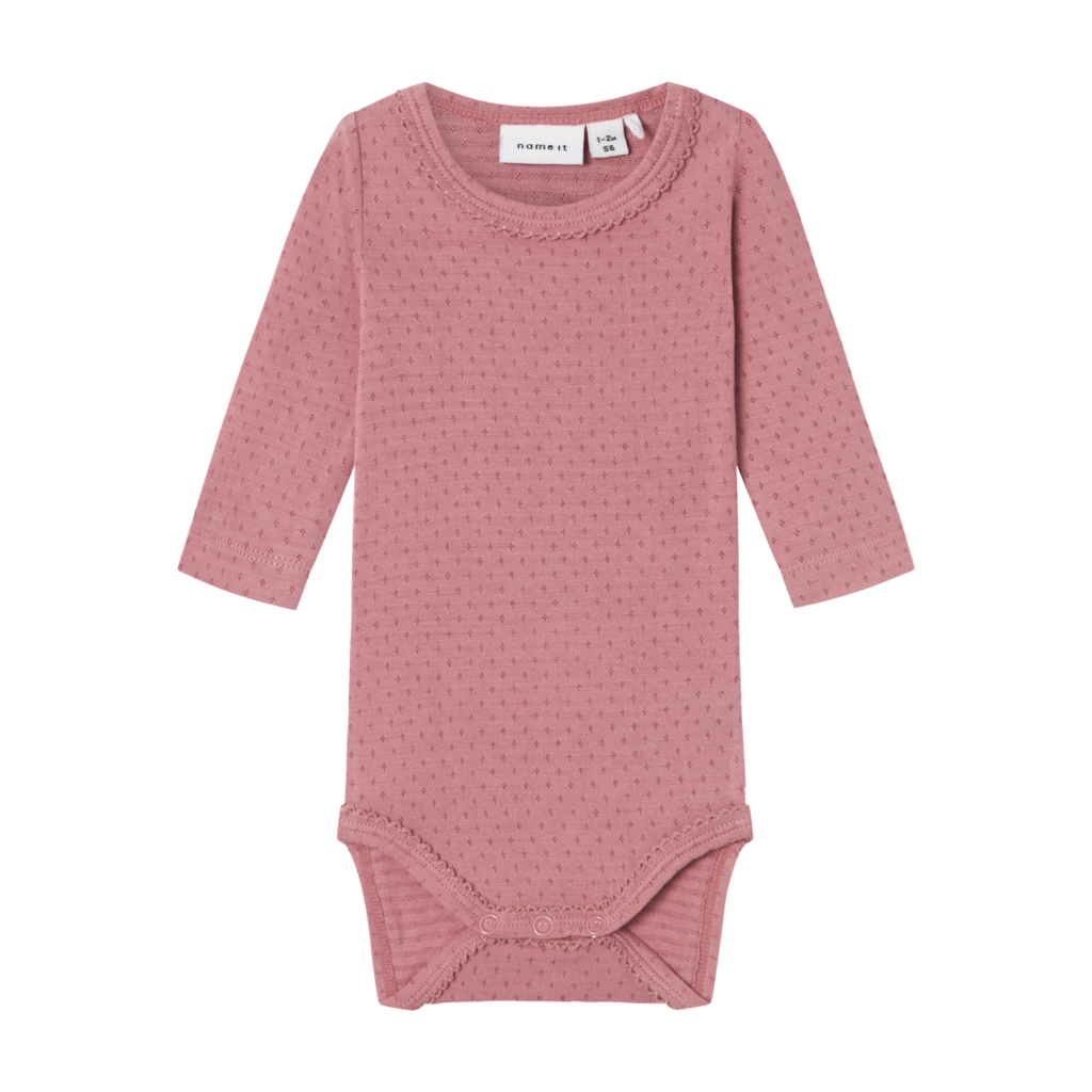 Langærmet Body Husia Nostalgia Rose fra Name It
