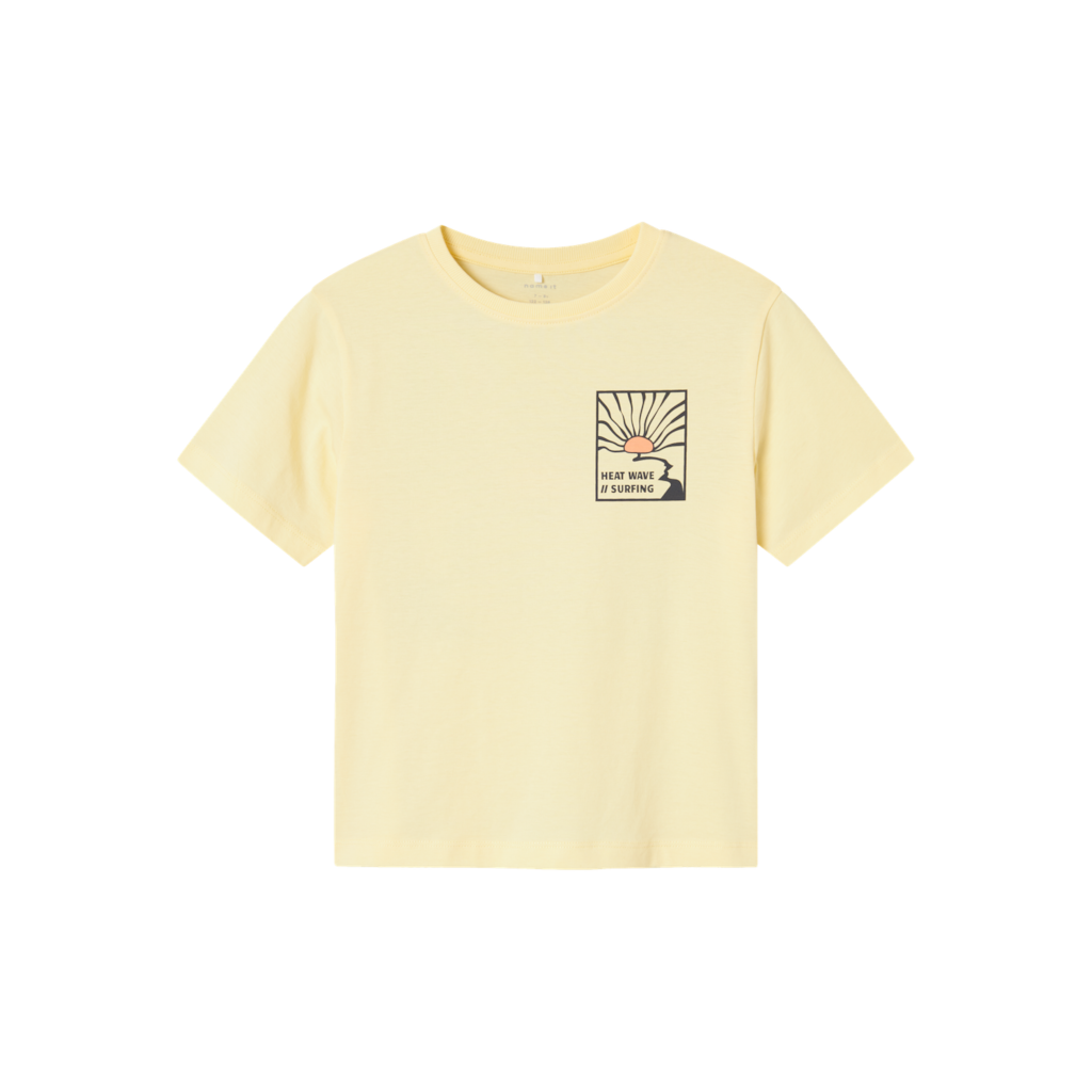 Løs T Shirt Haliam Double Cream fra Name It