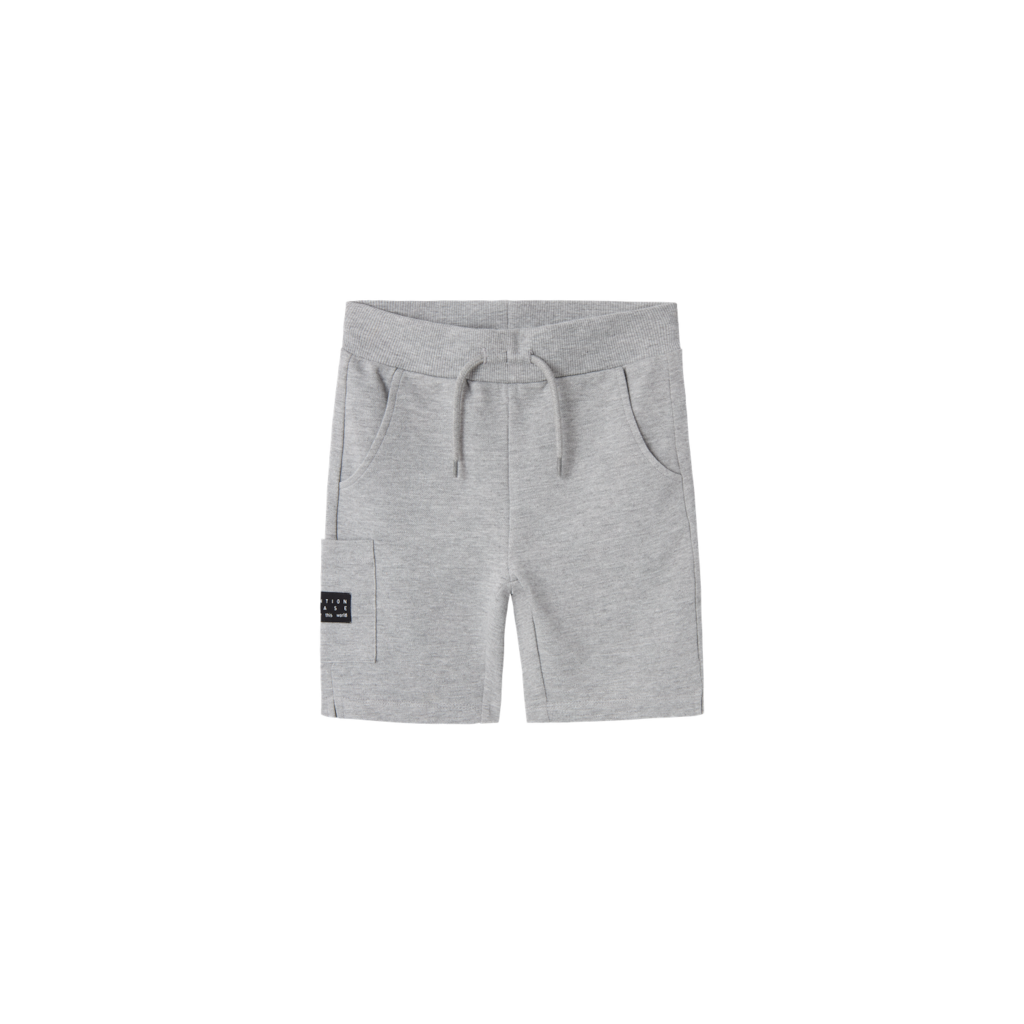 Lange Sweat Shorts Vivasse Grey Melange fra Name It