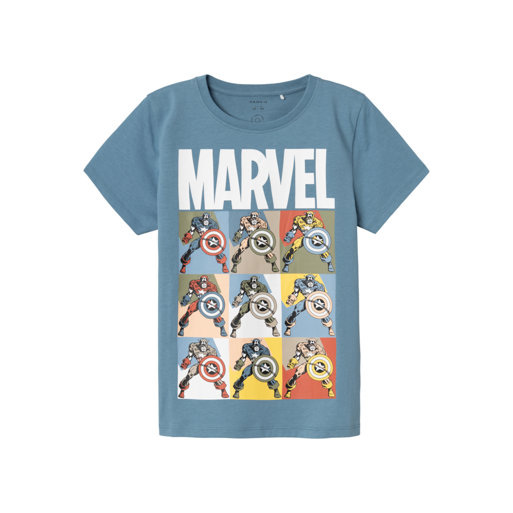 Marvel T Shirt Alessio Provincial Blue fra Name It