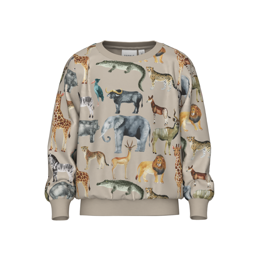 Sweatshirt Jasen Peyote Melange fra Name It