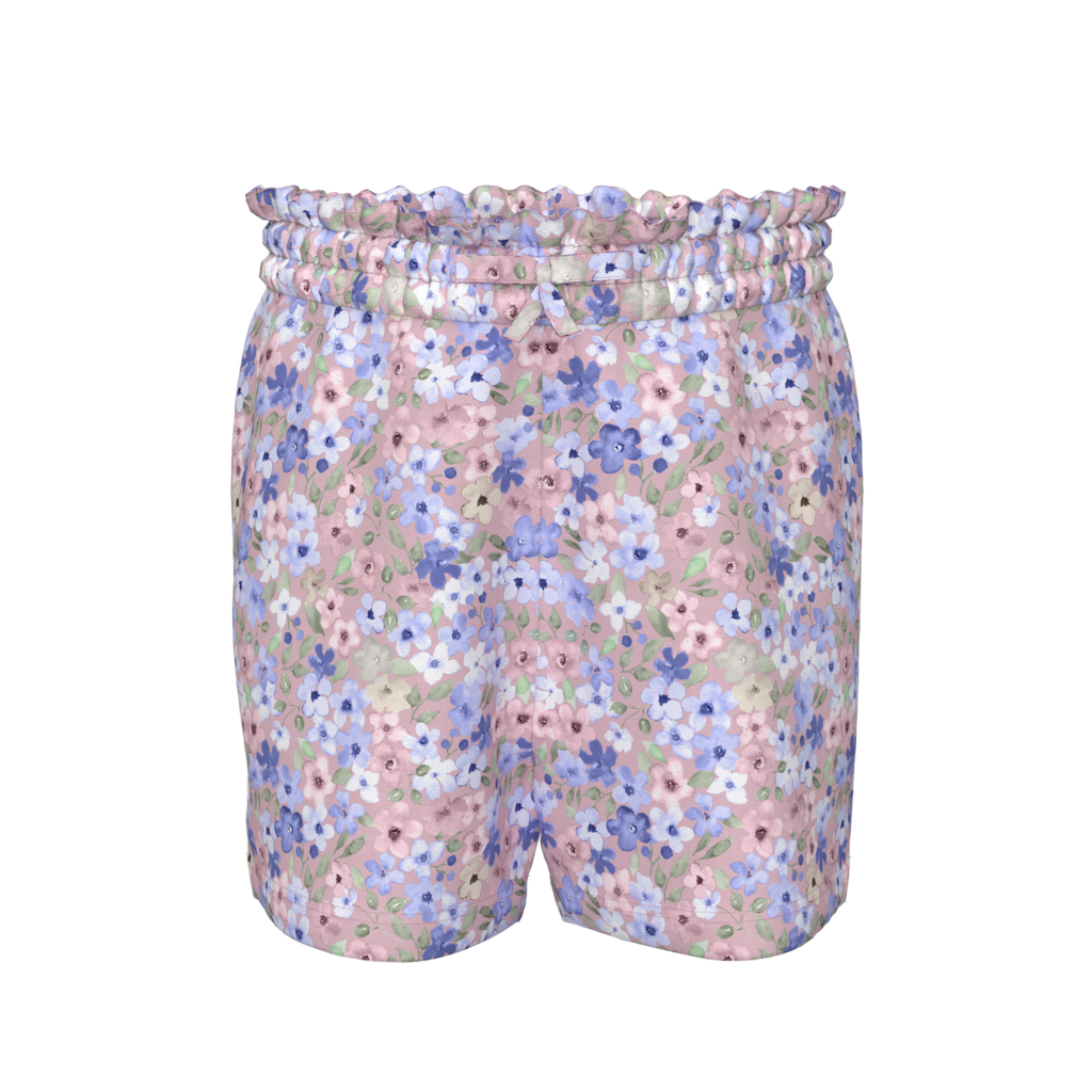 Blomster Shorts Hisse Parfait Pink fra Name It