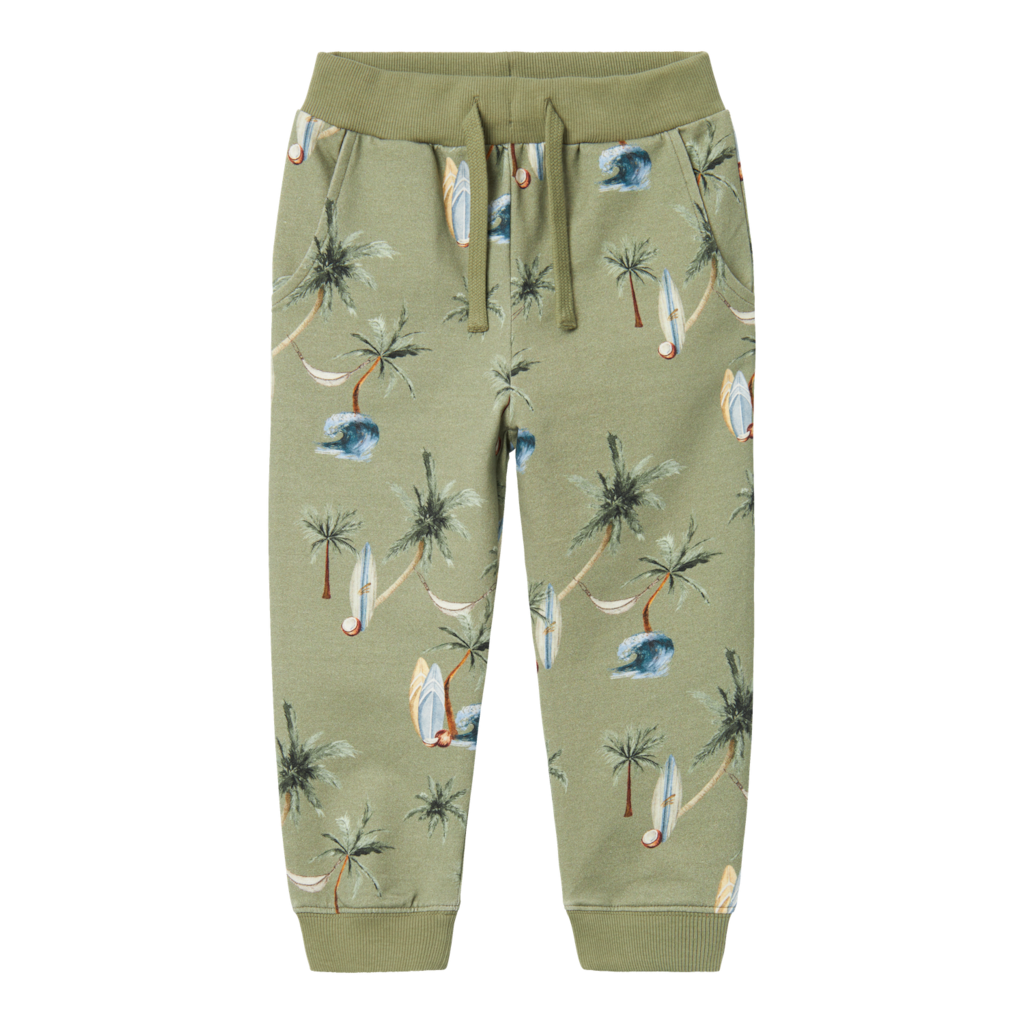 Sweatpants Hermod Oil Green fra Name It