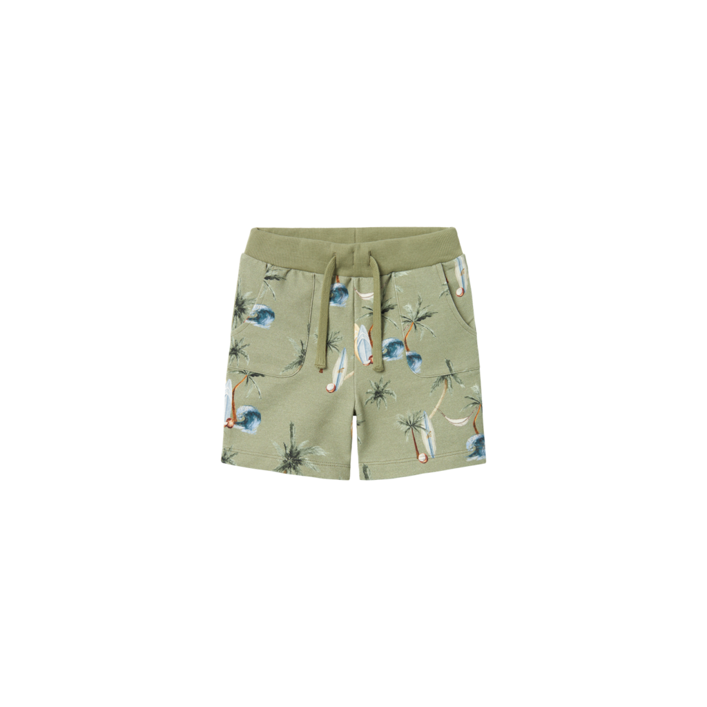 Sweat Shorts Hermod Oil Green fra Name It