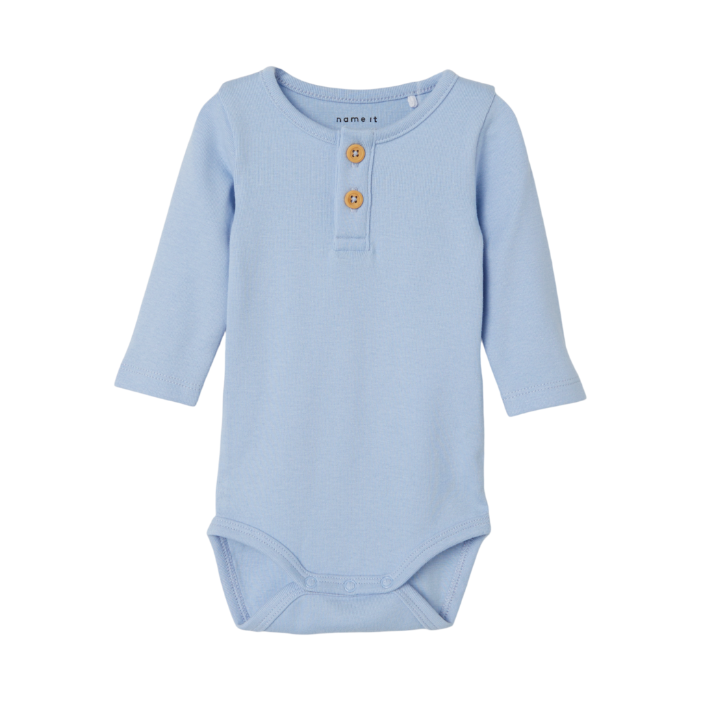 Langærmet Body Fanno Chambray Blue fra Name It