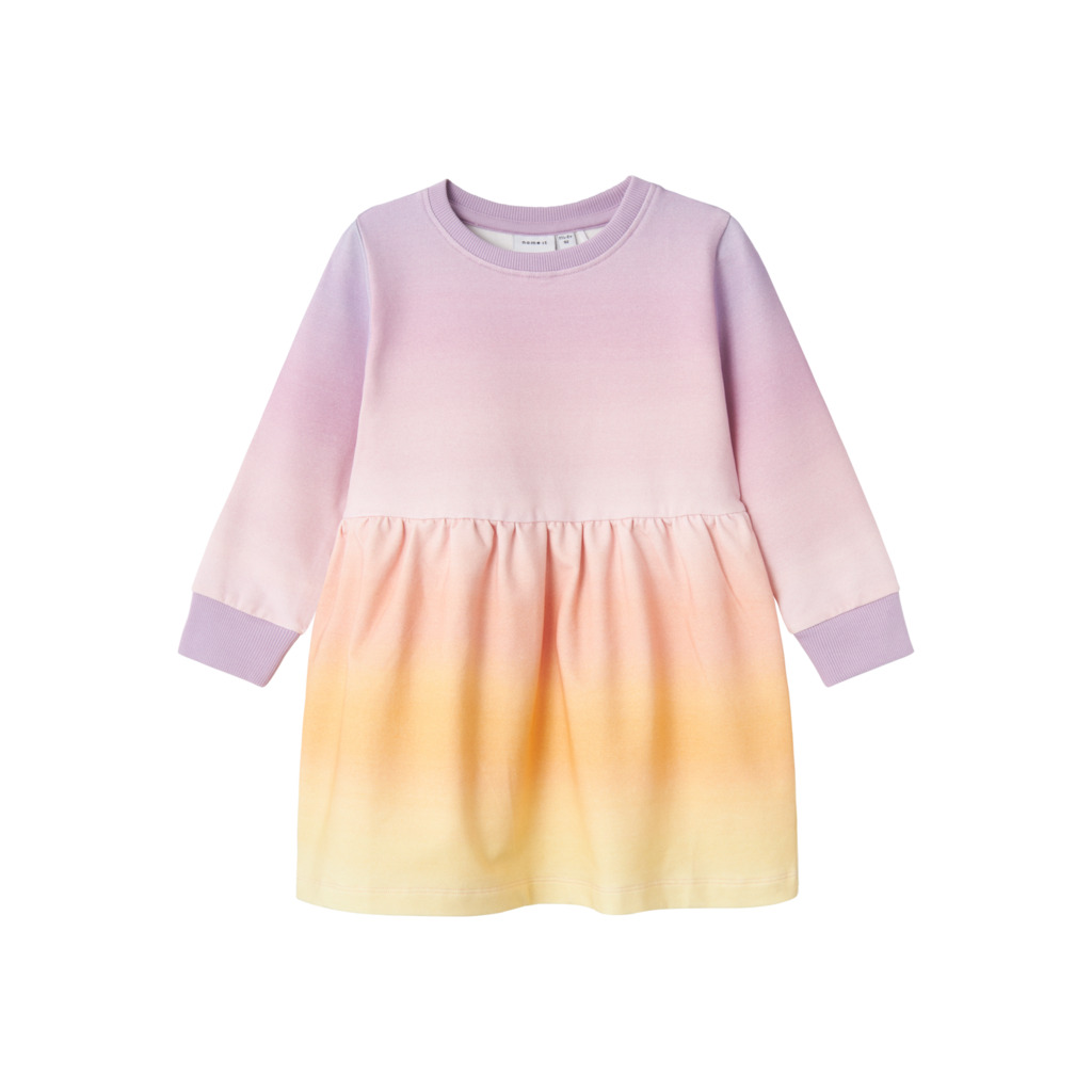 Sweat Kjole Dirainbow Festival Bloom fra Name It