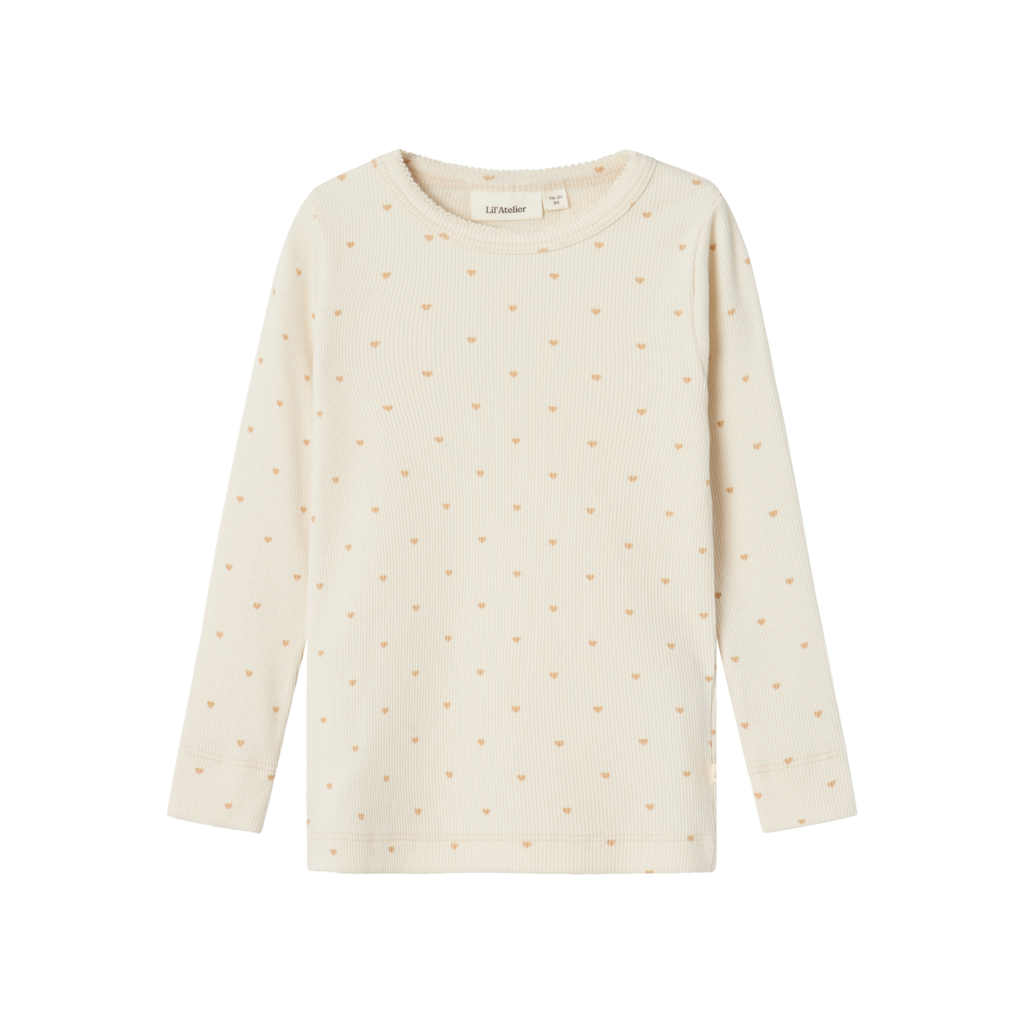 Langærmet Bluse Gago Turtledove fra Lil Atelier