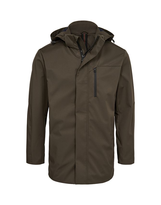 Padded Coat Modern Fitting fra Gino Marcello