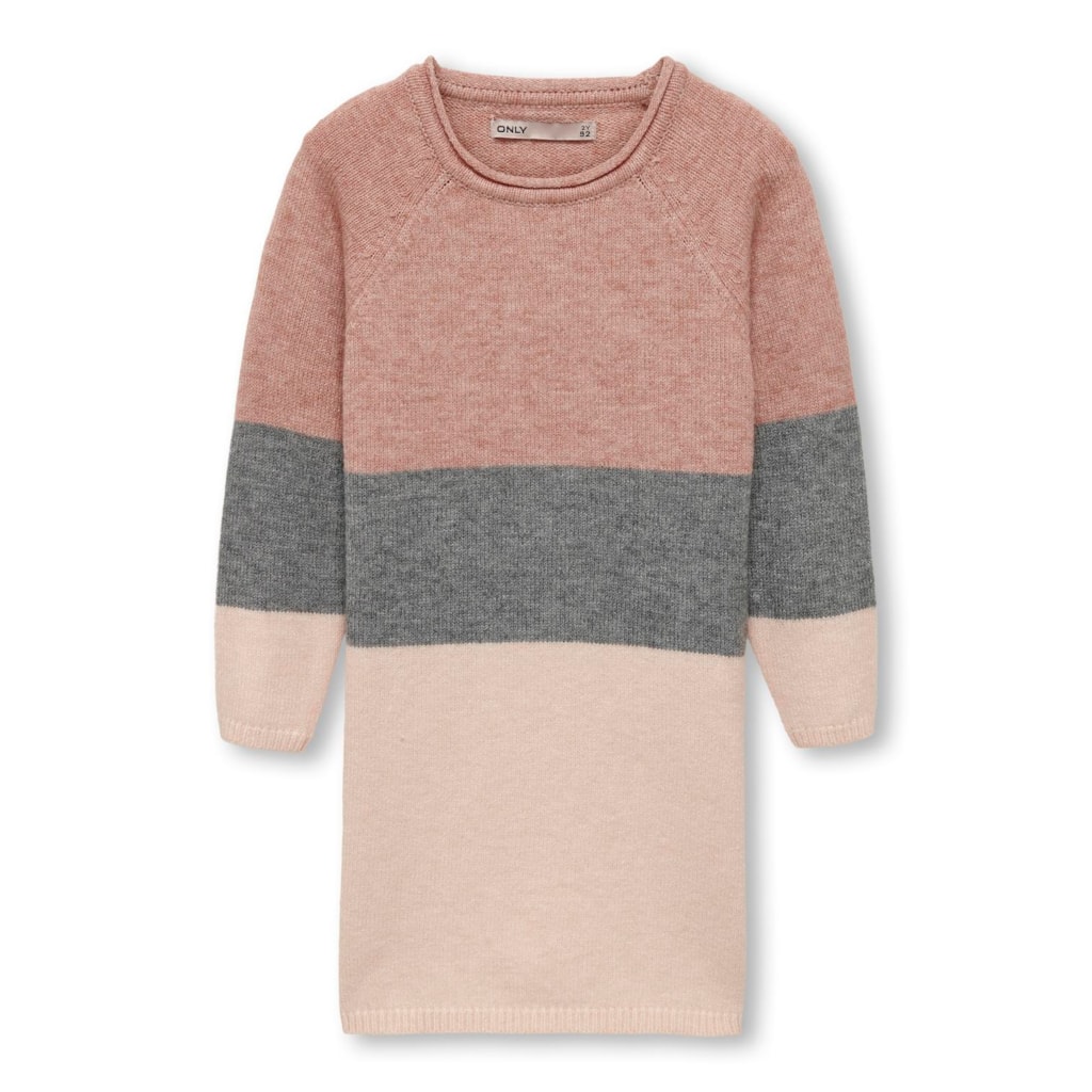 Strik Kjole Lillo Misty Rose fra Only Kids