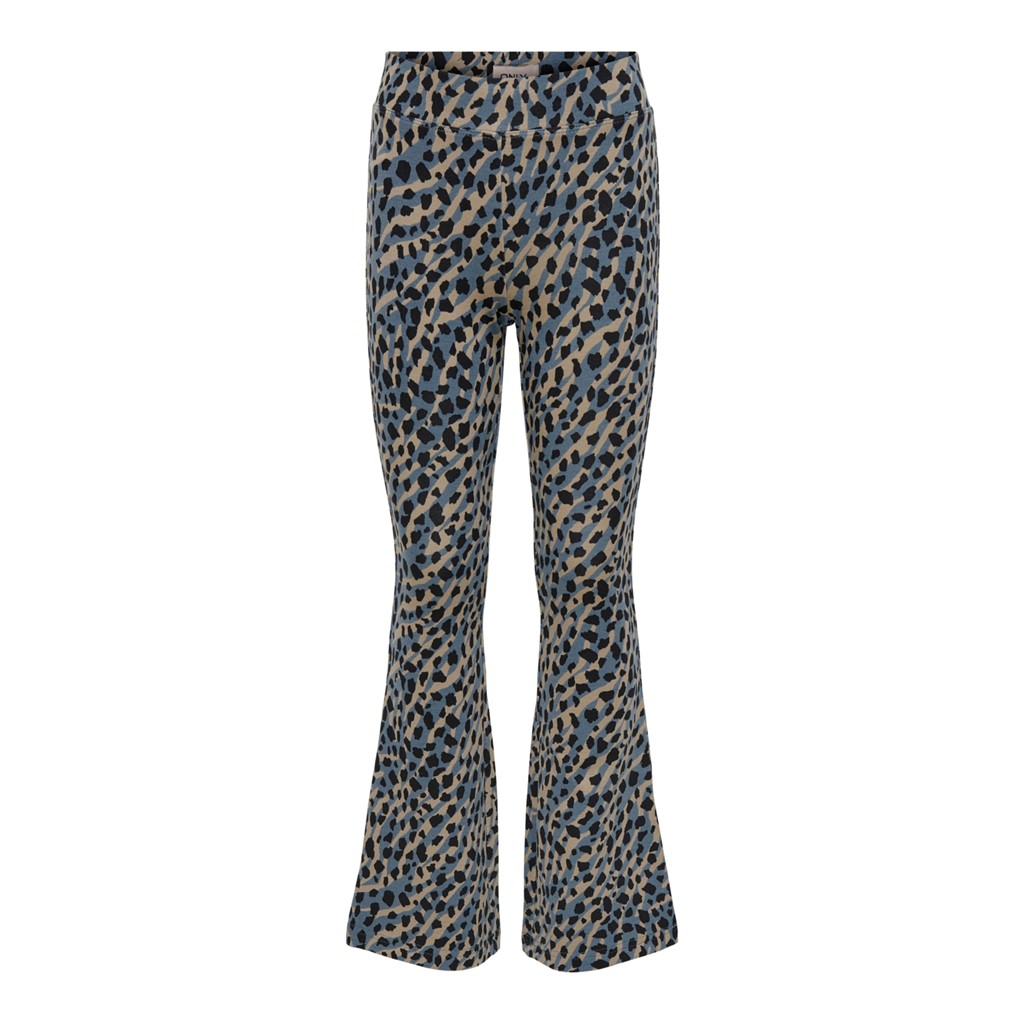 Leo Leggings Med Brede Ben Blue Mirage fra Only Kids