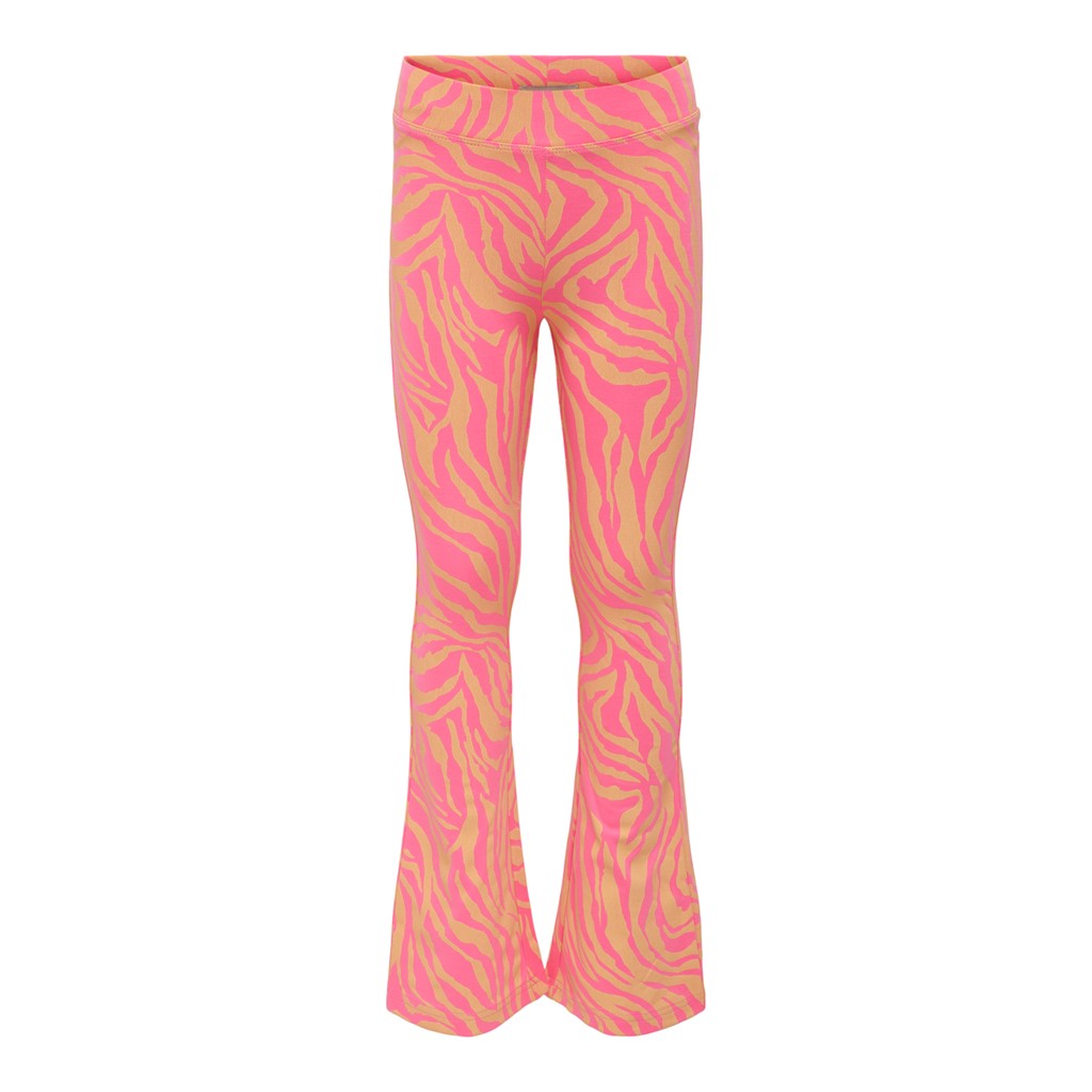 Leggings Med Brede Ben Zebra Sugar Plum fra Only Kids
