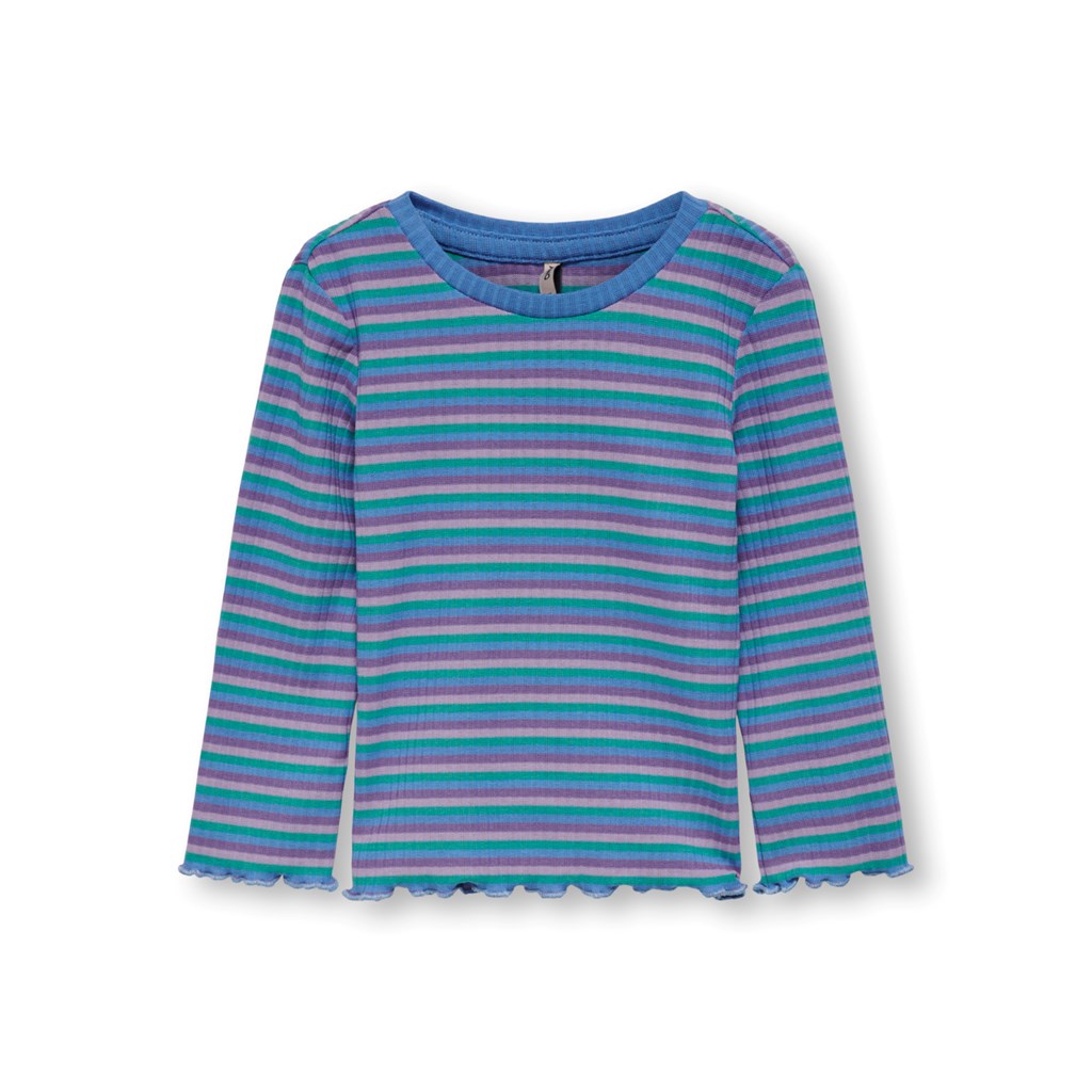 Langærmet Bluse Jolla Provence Baltic fra Only Kids