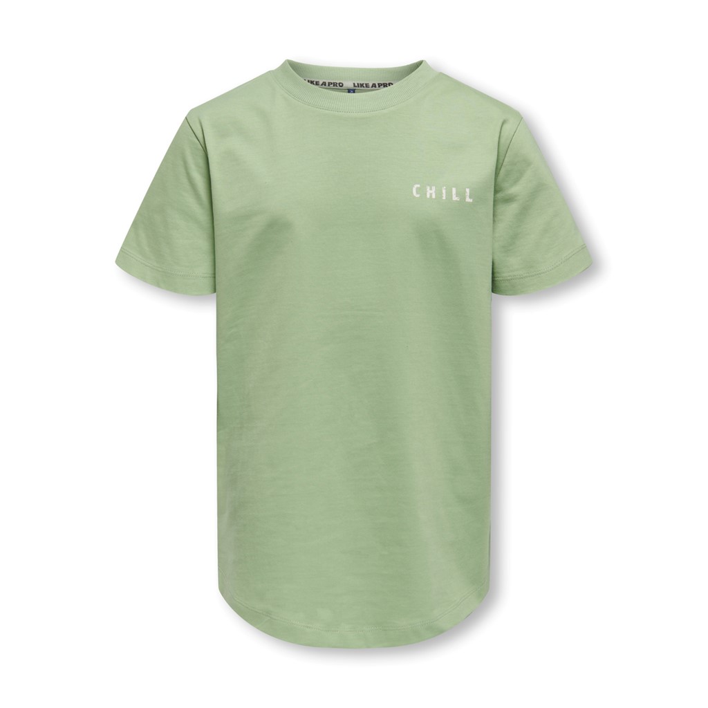 Kortærmet T Shirt Gorm Fair Green Chill fra Only Kids