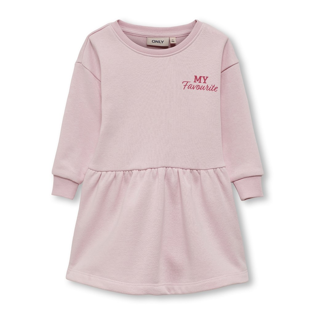 Sweatkjole Luisa Pink Lady fra Only Kids