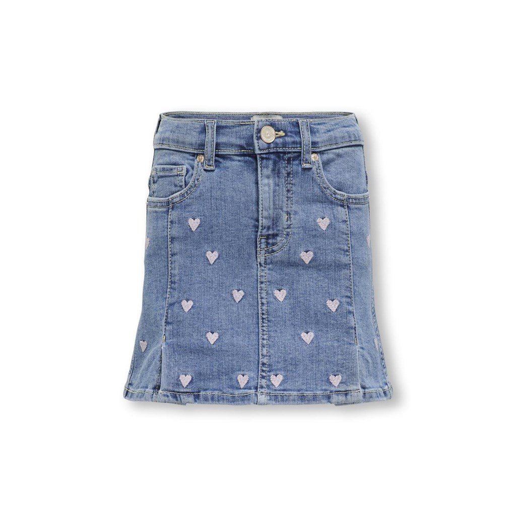 Denim Nederdel Hoxton Light Medium Blue Denim fra Only Kids