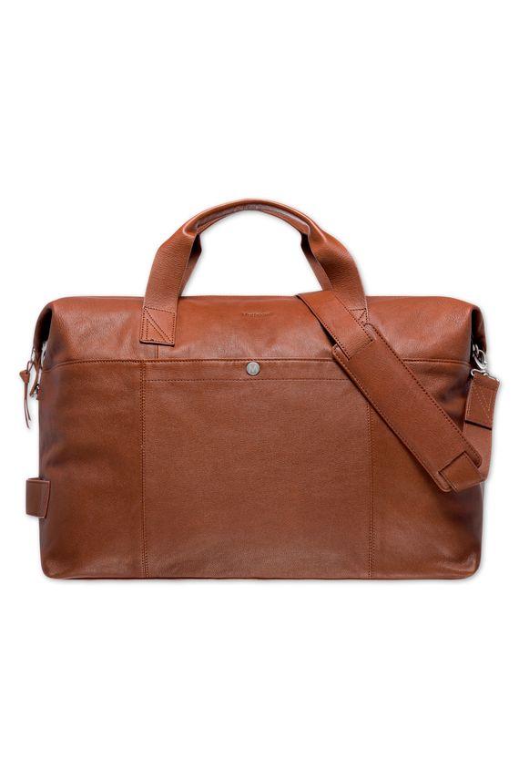 Weekender L Leather Bag fra Matinique