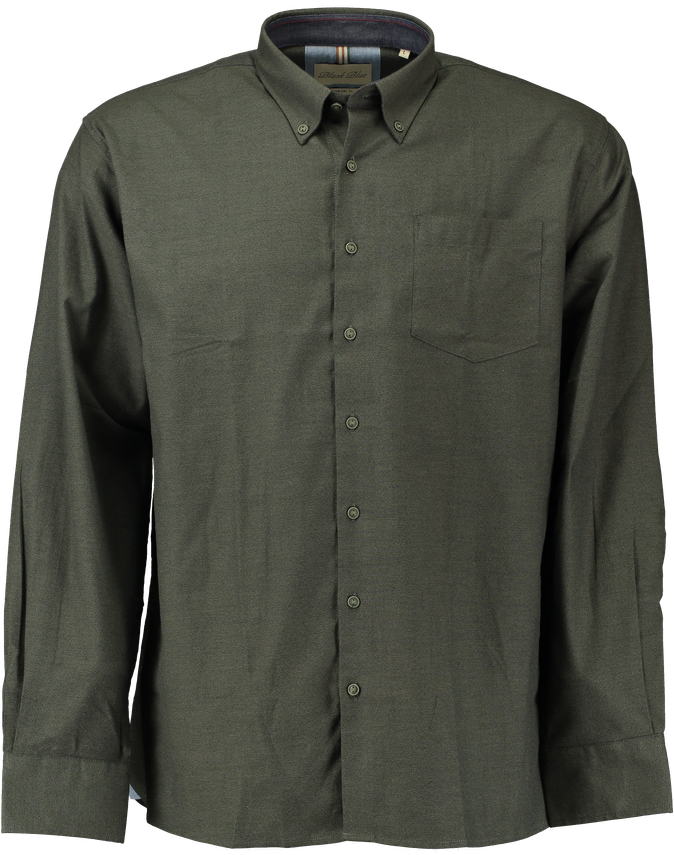 Mens Shirt L S Regular Fit fra Black Blue