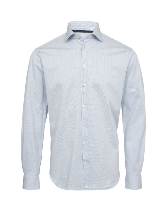 Modern Fit Business L S Knit fra Gino Marcello