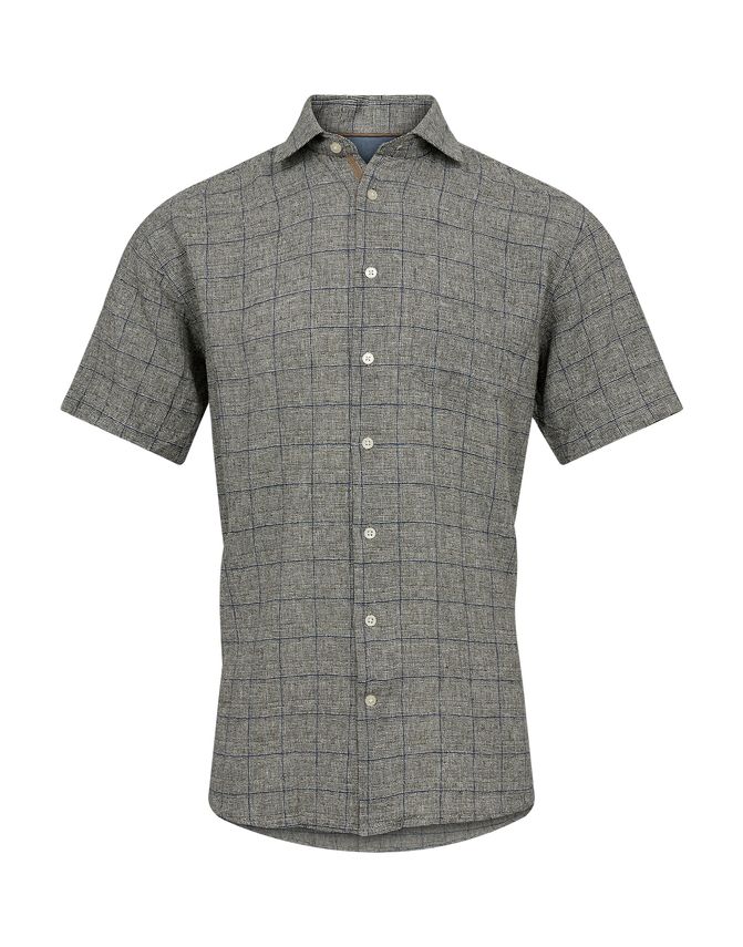 S S Regular Fit Linen fra Thomas Regency
