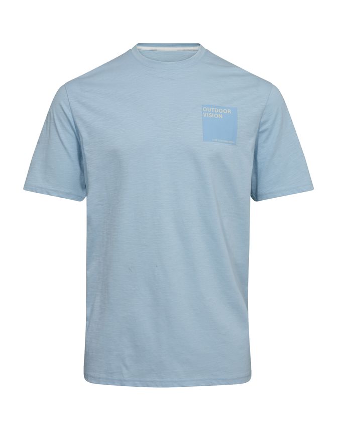 T Shirt W Print Regular Fit fra Black Blue