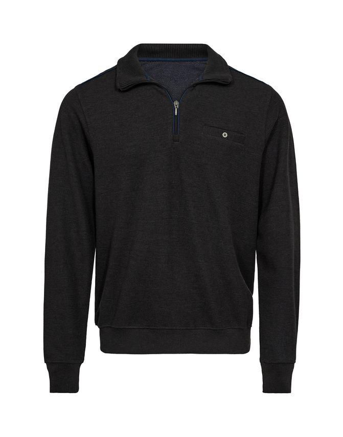 Half Zip Striktrøje fra Black Blue