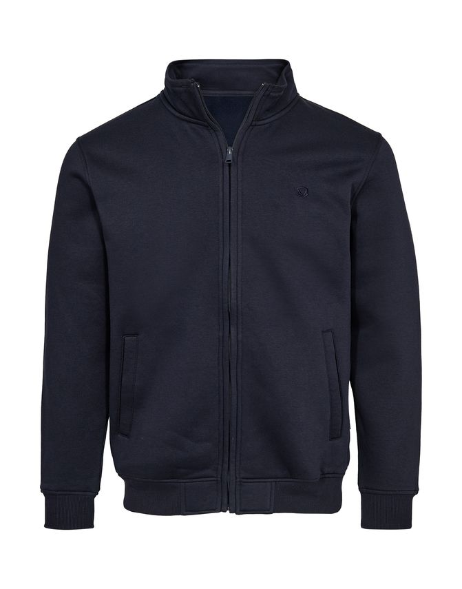 Sweat Cardigan Modern Fit fra Salt