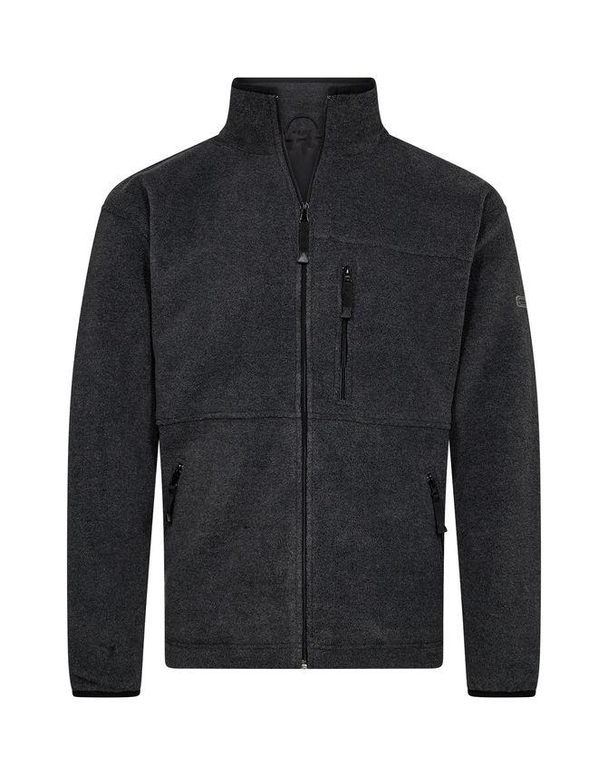 Lun Bb Basic Fleece Sweatshirt med Lynlås og Lommer