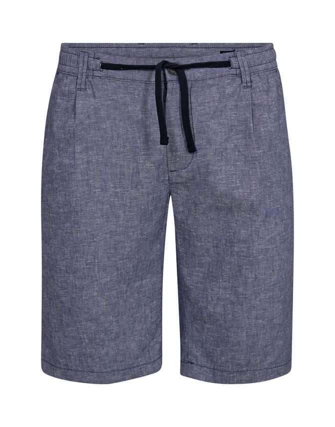 Linen Shorts Modern Fit fra Gino Marcello
