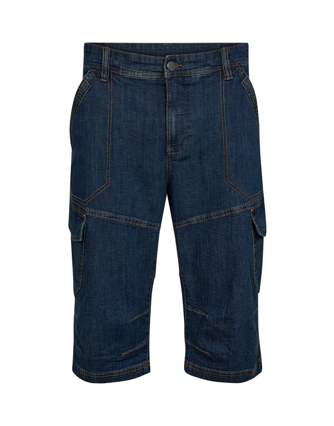 Denim Casual Shorts Regular fra Black Blue