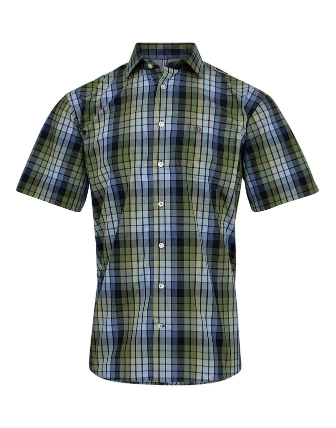 S S Shirt Regular Fit fra Black Blue