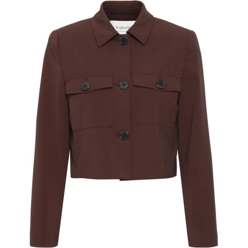 Smart Dame Blazer i Hot Chocolate Melange fra b.young
