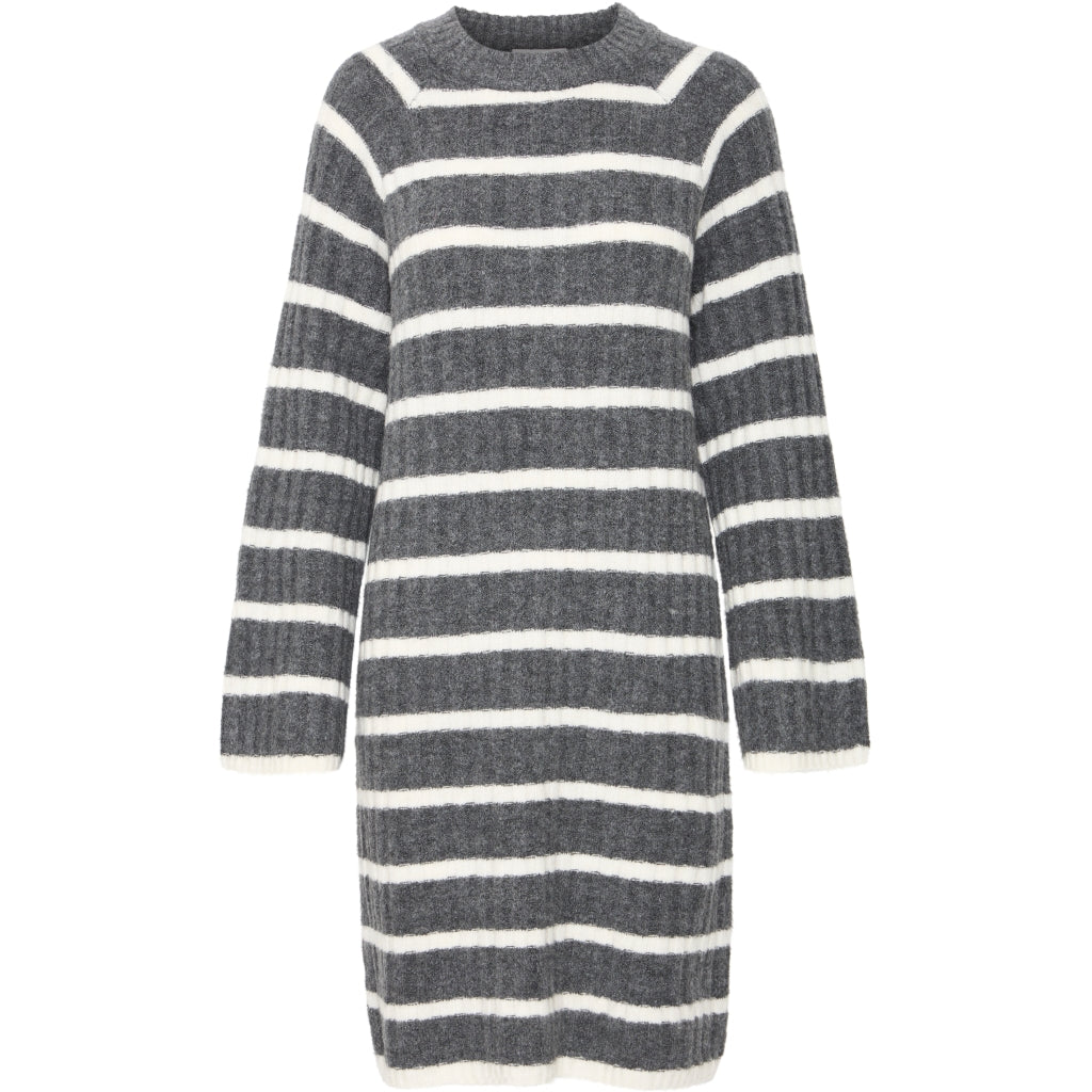 Dame Kjole Bymarianne   Dark Grey Melange fra B.young
