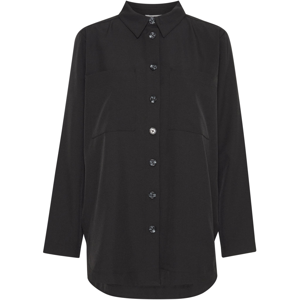 Dame Skjorte Bymmidde   Black fra B.young