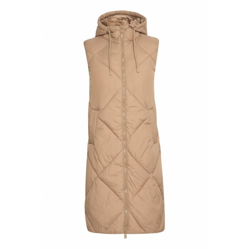 Dame Vest Bybomina   Sepia Tint fra B.young