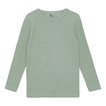 Rib Bluse åkande Grøn fra Birkholm