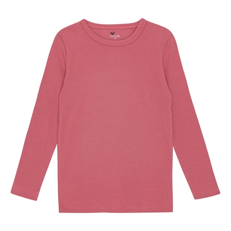 Rib Bluse Hindbær Rosa fra Birkholm