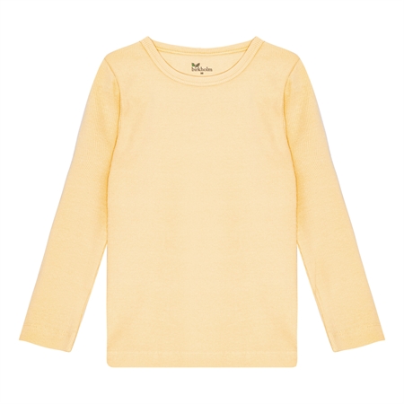 Rib Bluse Solskins Gul fra Birkholm