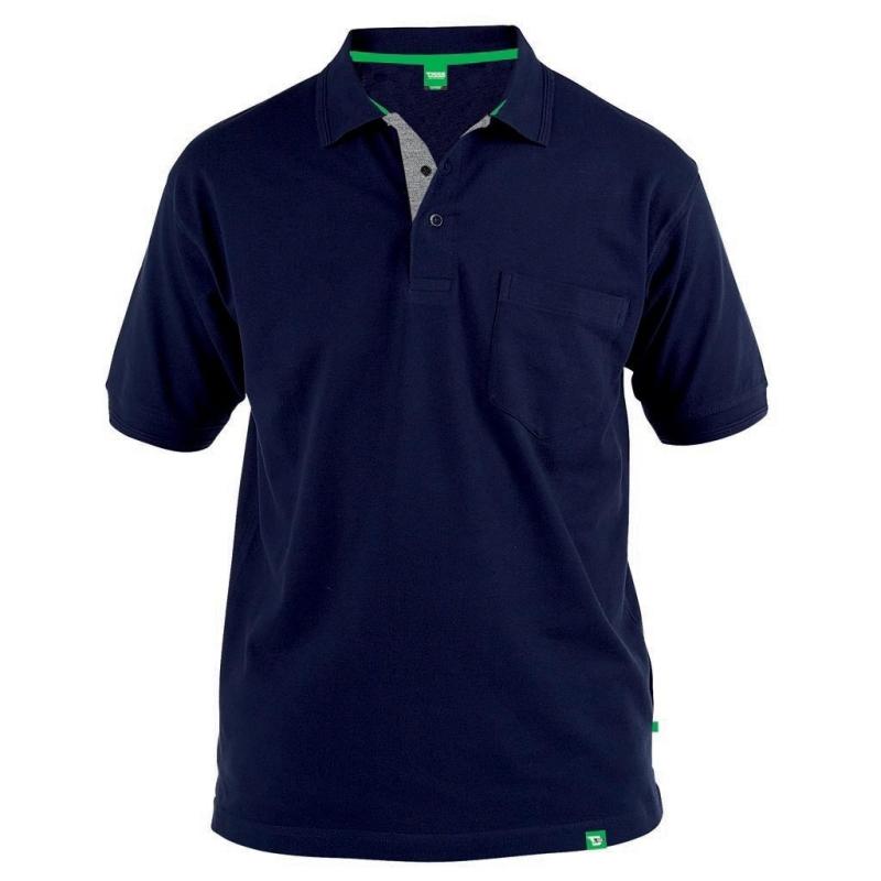 Duke D555 Polo Herre Grant Plus   Navy fra Duke Clothing