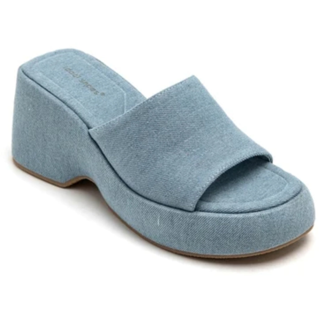 Kristina Dame Plateau 1763   Jeans fra Shoes