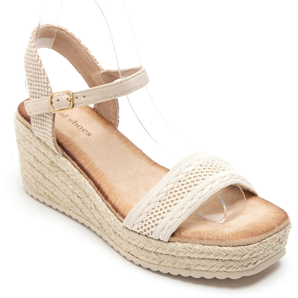 Camilla Dame Plateau 5983   Beige fra Shoes